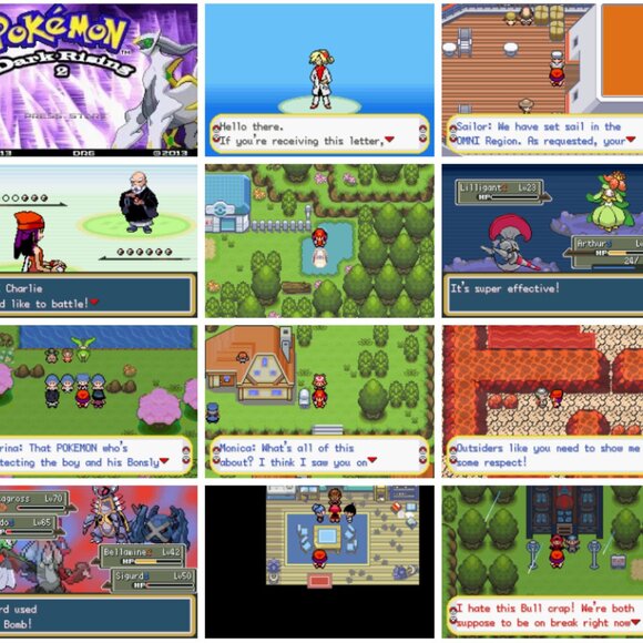 Pokemon Dark Rising 1, 2, Order Destroyed GBA ROM Hack Video Game - Picture 8 of 13